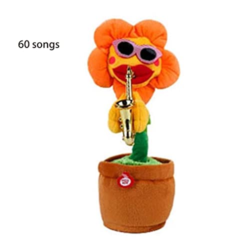YIZITU 13in Electric Toy Stoffed Dancing Flower for Birthday Gift Party Gunst Für Intelligentes Spielzeug Soft PP Cotton Mit 60 Tanzblume Zu Musik Sound Pot Mit Musik YIZITU 13in Electric Toy Stoffed Dancing Flower for Birthday Gift Party Gunst Für Intelligentes Spielzeug Soft PP Cotton Mit 60 Tanzblume Zu Musik Sound Pot Mit Musik von YIZITU