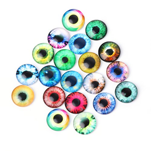 YIZITU 20pcs Glas Puppen Augen Handwerk Augen Schmuckzubehör 10/16/20 Mm Dickes Garn YIZITU 20pcs Glas Puppen Augen Handwerk Augen Schmuckzubehör 10/16/20 Mm Dickes Garn von YIZITU