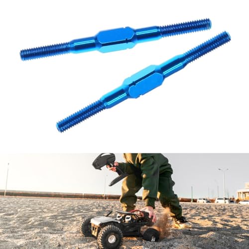 YIZITU 2pcs Aluminium Spannschlosswelle 3x42mm Stangenverknüpfung Für Fernbedienungsmodell Autos Zubehör YIZITU 2pcs Aluminium Spannschlosswelle 3x42mm Stangenverknüpfung Für Fernbedienungsmodell Autos Zubehör von YIZITU