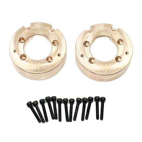 YIZITU 2pcs Heavy Duty Messing Outer Drive Housing Deckblock Für TRX-4 1/8 Crawler Car YIZITU 2pcs Heavy Duty Messing Outer Drive Housing Deckblock Für TRX-4 1/8 Crawler Car von YIZITU
