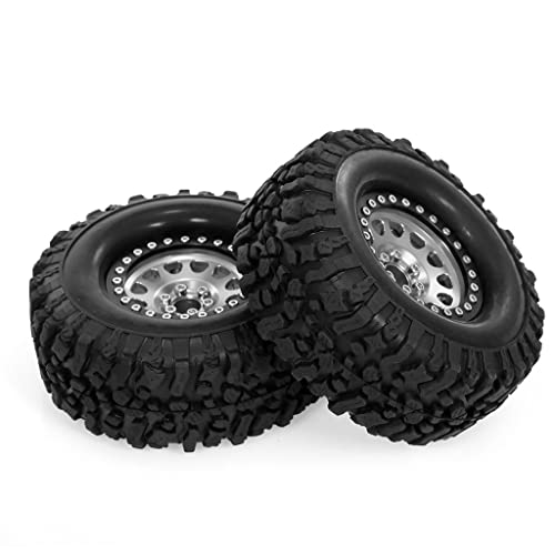 YIZITU 2pcs Upgrade Beadlock Wheel Für Randradreifen Spielzeugzubehör Von 1/10 Skaliertem Hobby TRXXA4/6 SCX10 M Hubs Extension Adapter von YIZITU