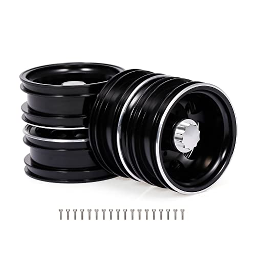 YIZITU 2pcs Upgrade Hinterrad Für Randrad Hub 10 Speichen Spielzeugzubehör Von 1/14 Skaliertem Hobby Traktor T Hubs Extension Adapter von YIZITU