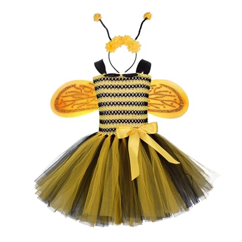YIZITU 3-teiliges Kostüm für Kinder, Mädchen, Ohren, Stirnband, Tutu, Rock, Halloween, Cosplay-Zubehör YIZITU 3-teiliges Kostüm für Kinder, Mädchen, Ohren, Stirnband, Tutu, Rock, Halloween, Cosplay-Zubehör von YIZITU