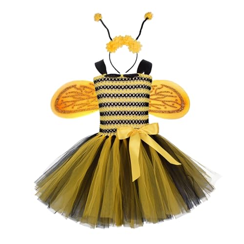 YIZITU 3-teiliges Kostüm für Kinder, Mädchen, Ohren, Stirnband, Tutu, Rock, Halloween, Cosplay-Zubehör YIZITU 3-teiliges Kostüm für Kinder, Mädchen, Ohren, Stirnband, Tutu, Rock, Halloween, Cosplay-Zubehör von YIZITU