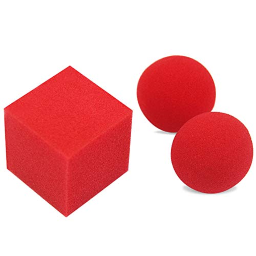 YIZITU 4,5 cm / 5 cm großer Gag für Kinder/Erwachsene, Schwämmchen, Mystery-Gefälligkeit für kreatives Zubehör, erscheinendes Magie-Spiel von YIZITU