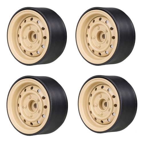 YIZITU 4 PCs Metall Wheel Rim Tool Für 1/10 Fernbedienung Crawler Felgen Für SCX10 Zubehör Modell Crawler Car Toy Spielzeug Fernbedienungsstufe Rand YIZITU 4 PCs Metall Wheel Rim Tool Für 1/10 Fernbedienung Crawler Felgen Für SCX10 Zubehör Modell Crawler Car Toy Spielzeug Fernbedienungsstufe Rand von YIZITU