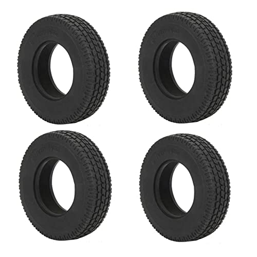 YIZITU 4 Stücke Reifen Gummireifen 20mm Breite Verschleiß Resistant Rad Reifen Für 1/14 Car Trailor Traktorwagen YIZITU 4 Stücke Reifen Gummireifen 20mm Breite Verschleiß Resistant Rad Reifen Für 1/14 Car Trailor Traktorwagen von YIZITU