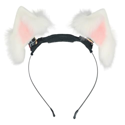 YIZITU Abnehmbare Anime Cosplay Requisiten Katzen Haar Hoop Pelzige Katzen Ohr Haar Styling Dynamisches Ohr Stirnband Katzen Tier Karneval YIZITU Abnehmbare Anime Cosplay Requisiten Katzen Haar Hoop Pelzige Katzen Ohr Haar Styling Dynamisches Ohr Stirnband Katzen Tier Karneval von YIZITU