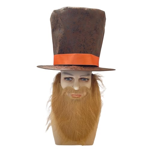 YIZITU Abrahams Lincolns Kostümzubehör-Set, patriotische Kostüme, Präsidententententag, Gentleman-Outfits für Halloween, Präsidentententententag, 2-teiliges Set YIZITU Abrahams Lincolns Kostümzubehör-Set, patriotische Kostüme, Präsidententententag, Gentleman-Outfits für Halloween, Präsidentententententag, 2-teiliges Set von YIZITU