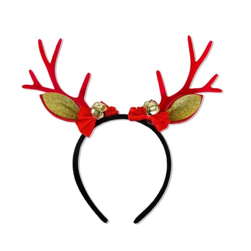 YIZITU Adult Rentier Antler Shape Stirnband Mit Glocken/Pompoms Weihnachts Make Up Machen Fotos Carnivals Party Kopfstück Rentiere Stirnband Zum Waschen Von Gesicht Erwachsenen Geweih YIZITU Adult Rentier Antler Shape Stirnband Mit Glocken/Pompoms Weihnachts Make Up Machen Fotos Carnivals Party Kopfstück Rentiere Stirnband Zum Waschen Von Gesicht Erwachsenen Geweih von YIZITU