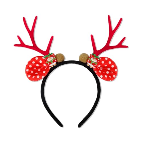 YIZITU Adult Rentier Antler Shape Stirnband Mit Glocken/Pompoms Weihnachts Make Up Machen Fotos Carnivals Party Kopfstück Rentiere Stirnband Zum Waschen Von Gesicht Erwachsenen Geweih YIZITU Adult Rentier Antler Shape Stirnband Mit Glocken/Pompoms Weihnachts Make Up Machen Fotos Carnivals Party Kopfstück Rentiere Stirnband Zum Waschen Von Gesicht Erwachsenen Geweih von YIZITU