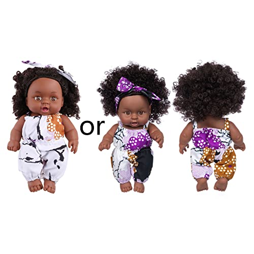 YIZITU Afrikaner Schwarzes Babyspielzeug Mit Lockigem Haar Weihnachts Simoktion Cartoon Für Süße Boys Girls Simused Cartoon Baby Spielzeug YIZITU Afrikaner Schwarzes Babyspielzeug Mit Lockigem Haar Weihnachts Simoktion Cartoon Für Süße Boys Girls Simused Cartoon Baby Spielzeug von YIZITU