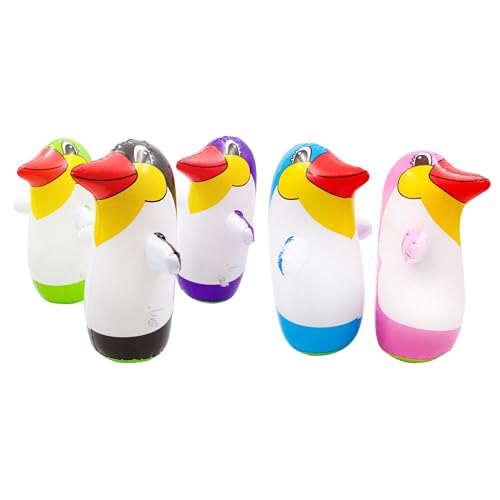 YIZITU Aufblasbares Tierspielzeug Niedliche Pinguin Spielzeug Float Pool Funny Ballons Für Kinder Geburtstagsfeier Aufblasbar von YIZITU