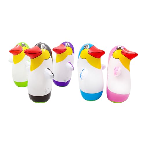 YIZITU Aufblasbares Tierspielzeug Niedliche Pinguin Spielzeug Float Pool Funny Ballons Für Kinder Geburtstagsfeier Aufblasbar von YIZITU