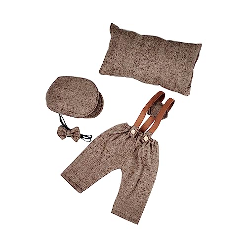 YIZITU Baby-Fotografie-Requisiten, Hut und Straps-Strampler, Fotostudio, Requisiten, Neugeborenenenkostüm, Dusche, Kleinkind-Foto-Kostüm YIZITU Baby-Fotografie-Requisiten, Hut und Straps-Strampler, Fotostudio, Requisiten, Neugeborenenenkostüm, Dusche, Kleinkind-Foto-Kostüm von YIZITU