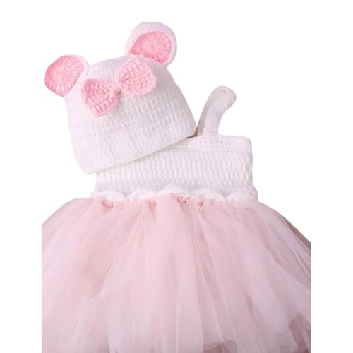 YIZITU Baby-Tüllrock-Outfit, kuschelige Strickmütze mit Slip-Kleid, Requisiten für Fotografie, 0–1 Monat, Baby-Mädchen, Fotoshootings, Outfit, Tüll-Kostüm YIZITU Baby-Tüllrock-Outfit, kuschelige Strickmütze mit Slip-Kleid, Requisiten für Fotografie, 0–1 Monat, Baby-Mädchen, Fotoshootings, Outfit, Tüll-Kostüm von YIZITU
