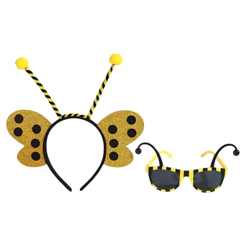 YIZITU Bienenkostüm, Honigbienenen-Kostüm-Set, Halloween, Cosplay, Tier-Kostüme, für Erwachsene und Kinder, Uni-Geschenke YIZITU Bienenkostüm, Honigbienenen-Kostüm-Set, Halloween, Cosplay, Tier-Kostüme, für Erwachsene und Kinder, Uni-Geschenke von YIZITU
