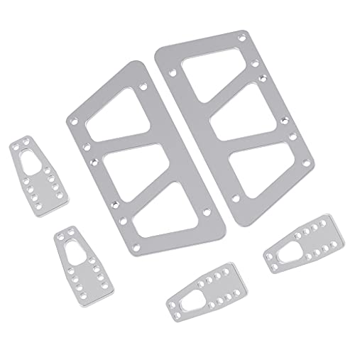 YIZITU Car Chassis Liftplatten Set Kit Upgrade Chassis Rise Set Langlebige Zubehör Für Axiale SCX10 Metallmodell Car Teil Liftplattenmodell Erhöhen Teile von YIZITU