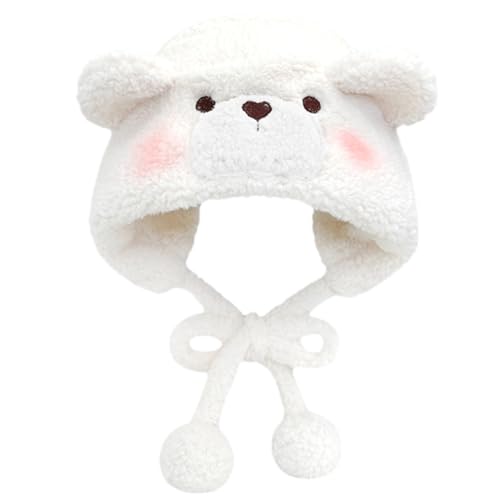 YIZITU Cartoon Pelzige Lammhut Kopfbedeckung Mit Spitze Für Mädchen Y2K Cosplay Maler Winter Kopfwege Cosplay Partyzubehör Pelzige Mütze YIZITU Cartoon Pelzige Lammhut Kopfbedeckung Mit Spitze Für Mädchen Y2K Cosplay Maler Winter Kopfwege Cosplay Partyzubehör Pelzige Mütze von YIZITU