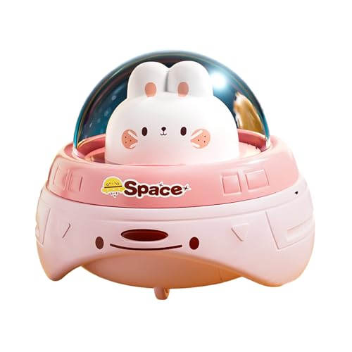 YIZITU Cartoon Spaceship Form Auto Trägheit Auto Spielzeug Süßigkeiten Farbe Eltern Kind Interaktion Pädagogikspielzeug Geburtstagsgeschenk Für Kinder Cartoon Fahrzeug Für Kleinkind Mädchen Kleinkind von YIZITU