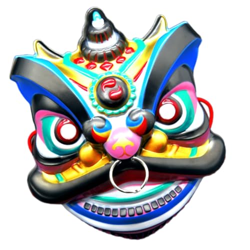 YIZITU Chinesische Löwen Tanzkostüm Löwen Tanzen Vollgesicht für Herren Halloween Cosplay Maskerade Dekoration YIZITU Chinesische Löwen Tanzkostüm Löwen Tanzen Vollgesicht für Herren Halloween Cosplay Maskerade Dekoration von YIZITU