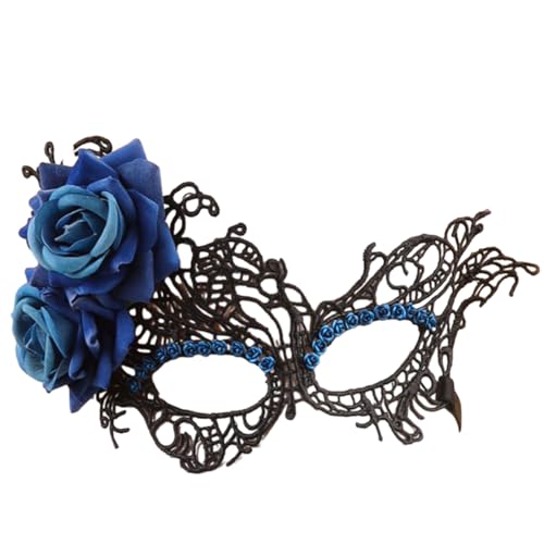 YIZITU Damen-Maskerade mit Blumenspitze, Halloween, Karneval, Hochzeit, Party, Ball, Abschlussball, Augenmaskerade für Paare, Frauen und Männer mit YIZITU Damen-Maskerade mit Blumenspitze, Halloween, Karneval, Hochzeit, Party, Ball, Abschlussball, Augenmaskerade für Paare, Frauen und Männer mit von YIZITU