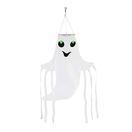 YIZITU Dekorative Studie Figur Home Library Dekoration Horror Halloween Skelett Lächeln Geister Hängende Geister Halloween von YIZITU