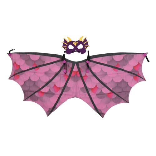 YIZITU Drachen-Kostüm, flexibel, Dinosaurier-Kostüm für Kinder, mit elastischem Band, Halloween-Partygeschenk für Mädchen und Jungen YIZITU Drachen-Kostüm, flexibel, Dinosaurier-Kostüm für Kinder, mit elastischem Band, Halloween-Partygeschenk für Mädchen und Jungen von YIZITU