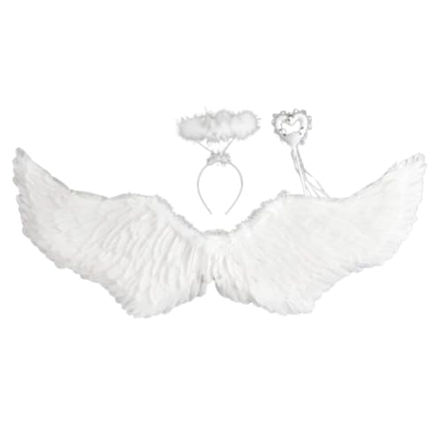 YIZITU Feenprinzessin-Kostüm-Set mit Stirnband, Feenflügel-Stab für Kinder und Erwachsene, 3er-Pack, Halloween-Kostüme für Damen und Mädchen YIZITU Feenprinzessin-Kostüm-Set mit Stirnband, Feenflügel-Stab für Kinder und Erwachsene, 3er-Pack, Halloween-Kostüme für Damen und Mädchen von YIZITU