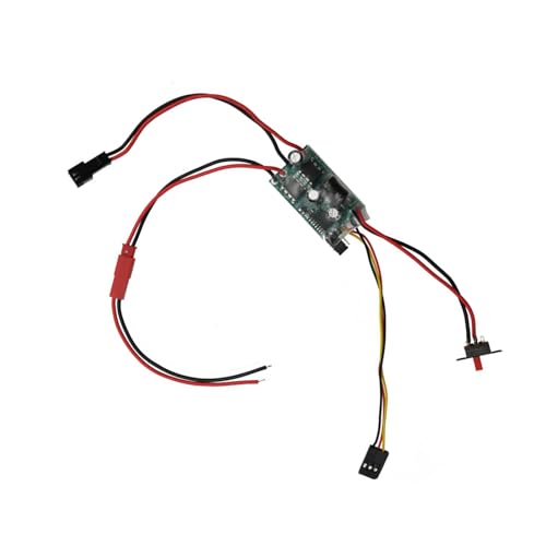 YIZITU Fernbedienungsfahrzeug Gebürstete Motordrehzahlreglermodellmodifizierung Zubehör Für Serienmodell Crawlers Gebürstete Elektronische Geschwindigkeit Controller YIZITU Fernbedienungsfahrzeug Gebürstete Motordrehzahlreglermodellmodifizierung Zubehör Für Serienmodell Crawlers Gebürstete Elektronische Geschwindigkeit Controller von YIZITU
