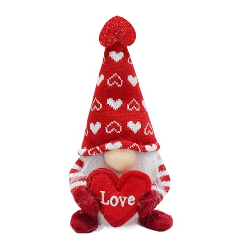 YIZITU Festive Valentine's Day Gnomes Lovely Decor Valentine's Day Faceless Doll For Lovers Girls Wife Girlfriend Faceless Doll von YIZITU