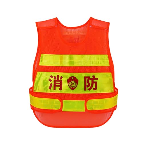 YIZITU Feuerwehrmann-Kostüm, Spielzeug, Zubehör, Feuerwehrmann, Rollenspiel, Verkleidungsset, Feuerwehrmann-Outfit, reflektierende Feuerwehrmann-Weste YIZITU Feuerwehrmann-Kostüm, Spielzeug, Zubehör, Feuerwehrmann, Rollenspiel, Verkleidungsset, Feuerwehrmann-Outfit, reflektierende Feuerwehrmann-Weste von YIZITU