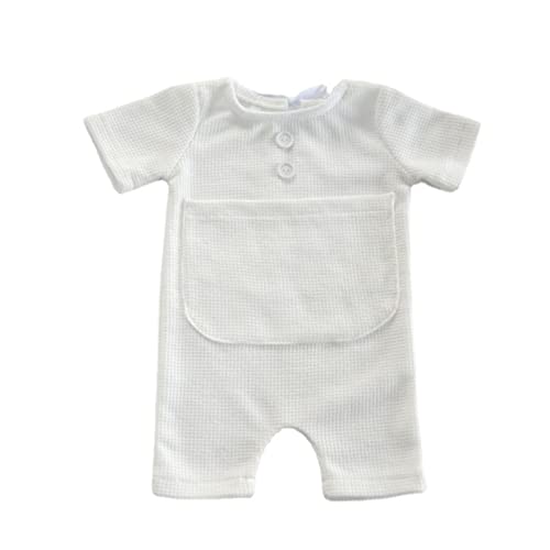 YIZITU Fotografieanzug Baby Geburts Kostüm Strampler Neugeborene Kurzärmelige Overalls Mit Hutfotografie Requisiten Outfit von YIZITU