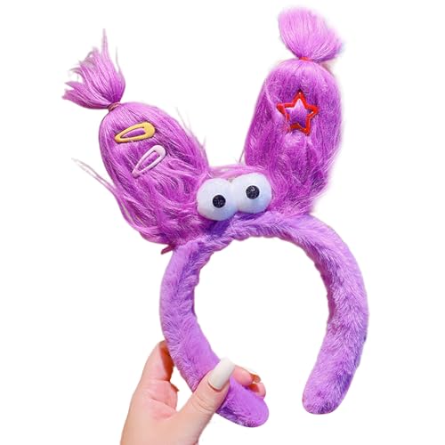 YIZITU Haarreif für Erwachsene, Teenager, hässliche Puppe, Plüsch, Haarreifen, Make-up, Live-Übertragung, Cosplay, Neujahr, Party, Kopfschmuck, Cosplay, Stirnbänder für Damen, Cosplay, Stirnband YIZITU Haarreif für Erwachsene, Teenager, hässliche Puppe, Plüsch, Haarreifen, Make-up, Live-Übertragung, Cosplay, Neujahr, Party, Kopfschmuck, Cosplay, Stirnbänder für Damen, Cosplay, Stirnband von YIZITU