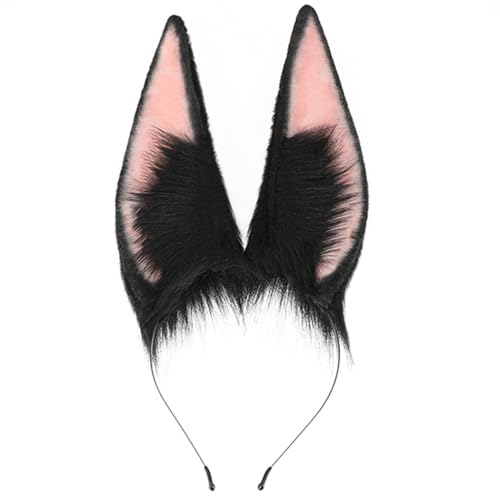 YIZITU Haarreif mit Anime-Motiv für große Hunde, Welpen, Hundeohren, handgefertigt, Halloween, Cosplay, Kopfschmuck von YIZITU