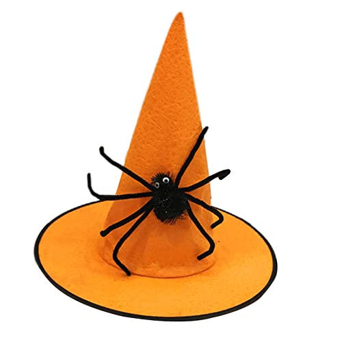 YIZITU Halloween Hexe Zauberer Hut Party Kostüm Kopfbedeckung Teufel Cosplay Requisiten Dekoration Zubehör für Erwachsene Kinder YIZITU Halloween Hexe Zauberer Hut Party Kostüm Kopfbedeckung Teufel Cosplay Requisiten Dekoration Zubehör für Erwachsene Kinder von YIZITU