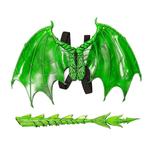 YIZITU Halloween-Kostüm, Rollenspiel-Kostüm, Drachenflügel-Requisite, Kinder, Halloween, Drachenflügel, Cosplay, Kostüm, Foto-Requisiten, verstellbar für verschiedene Körperformen von YIZITU