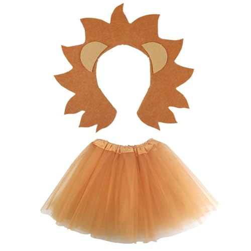 YIZITU Halloween-Kostüm für Hunde, Affe, Hase, Elefant, Kostüm, Cosplay, Haarband, Rock für Kinder, Geburtstag, Halloween von YIZITU
