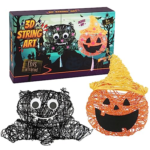 YIZITU Halloween String Art Kits Festival JackoLantern Handgemachte MATERIALISE KLASSE Unterricht von YIZITU