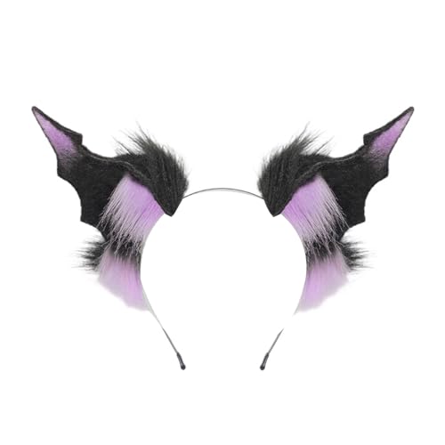 YIZITU Halloween-Teufelskostüm, Kunstpelze, Fledermausohren, Stirnband, Teufelsschwanz, Halloween, Cosplay, Party-Zubehör für Erwachsene, Damen, Herren YIZITU Halloween-Teufelskostüm, Kunstpelze, Fledermausohren, Stirnband, Teufelsschwanz, Halloween, Cosplay, Party-Zubehör für Erwachsene, Damen, Herren von YIZITU