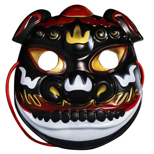 YIZITU Handbemalte Halloween-Party, Maskerade, Dekoration, Halloween-Kostüm, Zubehör für Männer und Frauen, Cosplay YIZITU Handbemalte Halloween-Party, Maskerade, Dekoration, Halloween-Kostüm, Zubehör für Männer und Frauen, Cosplay von YIZITU