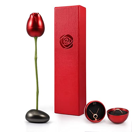 YIZITU Handwerk Für Immer Stamm Metall Rose Blumen Künstliche Geburtstagsgeschenk Hochzeit Blumen Verlobungsgeschenke Hochzeit Metall Rosenblumdekoration von YIZITU