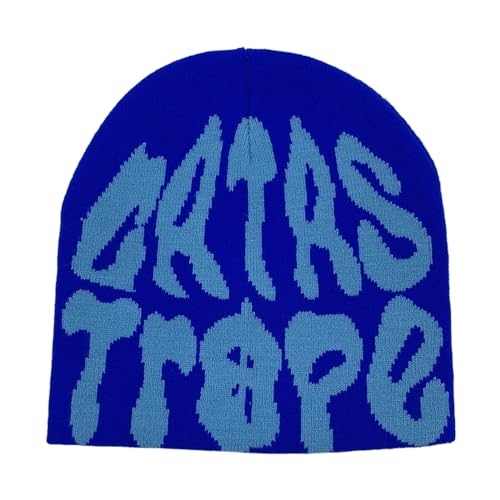 YIZITU Hut Slouchy Hip Hop Warm Halloween Zubehör Slouchy High School Teens Schädel für Herren von YIZITU
