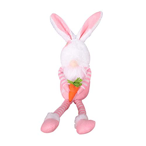YIZITU Karotten Eier Hase Handgefertigt Schwedisch Skandinavian Tomte Feenury Ornamente Dekorationen Hasen Gnomes Plüsch YIZITU Karotten Eier Hase Handgefertigt Schwedisch Skandinavian Tomte Feenury Ornamente Dekorationen Hasen Gnomes Plüsch von YIZITU