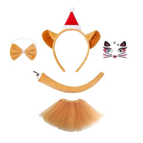 YIZITU Katzenkostüm, Tier-Kostüm, Zubehör für Kinder, Jungen, Mädchen, Cosplay, Geburtstag, Halloween, Cosplay YIZITU Katzenkostüm, Tier-Kostüm, Zubehör für Kinder, Jungen, Mädchen, Cosplay, Geburtstag, Halloween, Cosplay von YIZITU