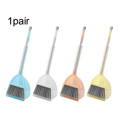 YIZITU Kinder Besen Staubpan Set Kleinkinder Kinder Die Für Spielen Von Spielzeugreinigungswerkzeug Für Girls Boys Besen Vorgeben von YIZITU