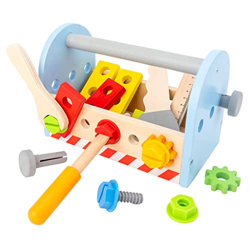 YIZITU Kinder Toolbox Spielzeug Bildungsblock Spielzeug 3-D Puzzle Developmental Carpenter Toolbox Für W/Schraubendreher Für Todd Baby Toys Jungen Kleinkinder Kinder YIZITU Kinder Toolbox Spielzeug Bildungsblock Spielzeug 3-D Puzzle Developmental Carpenter Toolbox Für W/Schraubendreher Für Todd Baby Toys Jungen Kleinkinder Kinder von YIZITU