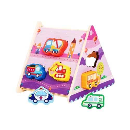 YIZITU Kleinkinder Brettspiel Form Ozeantiere Fahrzeuge Lerngeschenke Sensorische Spielzeugset Form Lernen Fine Motor Skill Training Spielzeug Rätsel Mädchen Mädchen von YIZITU
