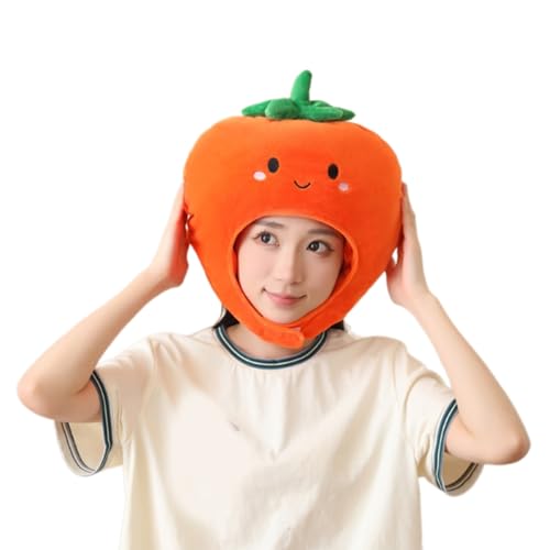 YIZITU Kreative Persimmon Kostümkappen Für Kinder Die Sanft Auf Haut Atmungsaktivem Abdecken Foto Requisiten Für Festivalanlass Weiche Polyester Kindeshüte YIZITU Kreative Persimmon Kostümkappen Für Kinder Die Sanft Auf Haut Atmungsaktivem Abdecken Foto Requisiten Für Festivalanlass Weiche Polyester Kindeshüte von YIZITU