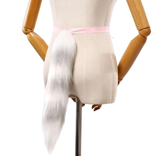 YIZITU Kunstfell, Fuchs, Schwanz, Tierschwanz, Katzen, Hund, Wolfsschwanz, Animes, Halloween, Cosplay, Party, Kostüm, Zubehör für Erwachsene und Teenager YIZITU Kunstfell, Fuchs, Schwanz, Tierschwanz, Katzen, Hund, Wolfsschwanz, Animes, Halloween, Cosplay, Party, Kostüm, Zubehör für Erwachsene und Teenager von YIZITU